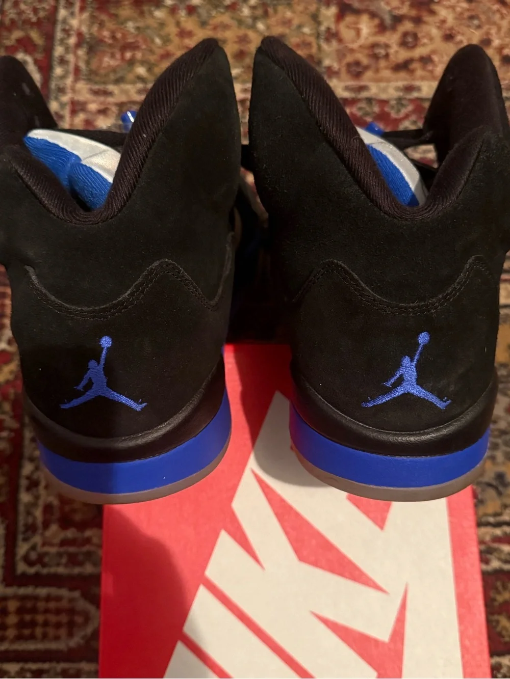Jordan 5 Retro Racer Blue - Men’s Black & Blue Retro Basketball Sneakers